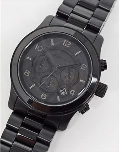 Черные часы с браслетом runway MK8157 Michael kors