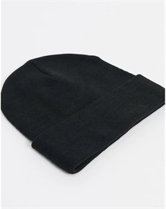 Черная шапка бини из переработанного полиэстера Monki