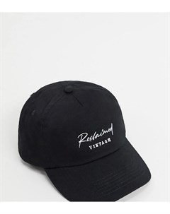 Черная кепка с вышитым логотипом inspired Reclaimed vintage
