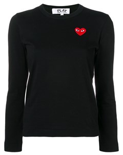 Топ с вышитым логотипом Comme des garcons play