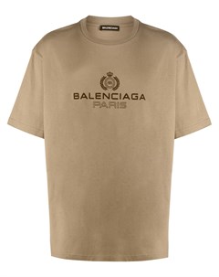 Футболка с короткими рукавами и логотипом Balenciaga
