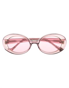 Солнцезащитные очки в прозрачной овальной оправе Vivienne westwood