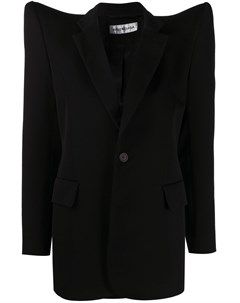 Однобортный пиджак с объемными плечами Balenciaga