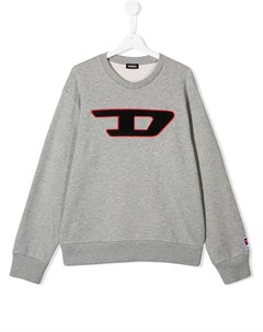 Свитер с вышитым логотипом Diesel kids