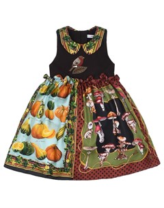 Платье из шерсти и шелка детское Dolce&gabbana