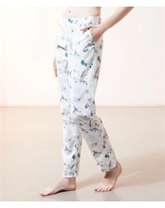 Пижамные брюки с принтом птиц RICK Etam