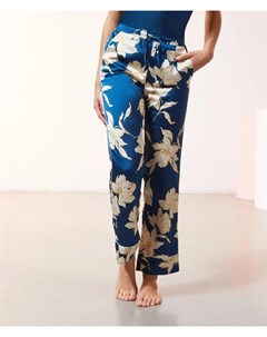 Атласные брюки с цветочным принтом BUNA Etam