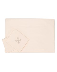 Двуспальный комплект постельного белья с логотипом Arrows Off-white