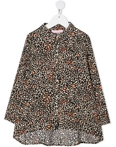 Платье рубашка с леопардовым принтом Miss blumarine
