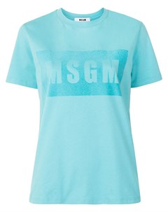 Футболка с логотипом Msgm