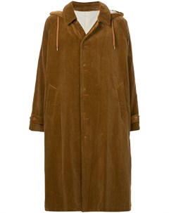 Вельветовое пальто с капюшоном 08sircus