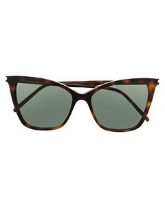 Солнцезащитные очки SL 384 черепаховой расцветки Saint laurent eyewear