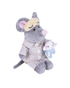 Softoy s886 15 мягкая игрушка мышь в пижаме 26см Softoy