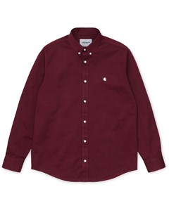 Рубашка L S Madison Shirt BORDEAUX WAX Carhartt wip
