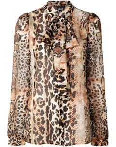 Блузка с леопардовым принтом Just cavalli