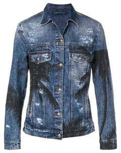 Состаренная джинсовая куртка Philipp plein