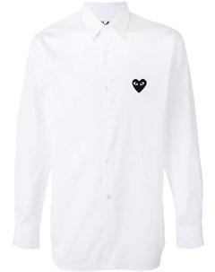 Рубашка с заплаткой в форме сердца Comme des garcons play