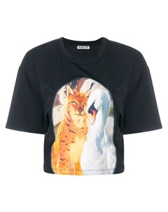 Панельная футболка с принтом животных Aalto