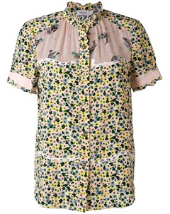 Рубашка с короткими рукавами и цветочным принтом Coach