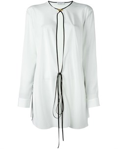 Блузка с контрастной окантовкой Vionnet