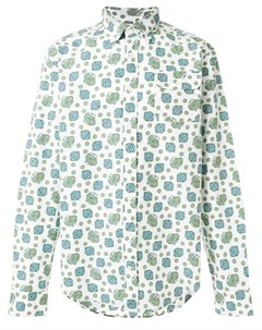 Поплиновая рубашка с узором пейсли Gant by michael bastian