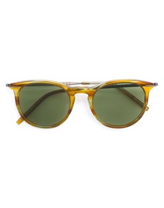 Солнцезащитные очки в круглой черепаховой оправе Tomas maier eyewear