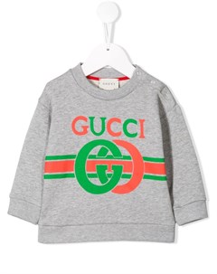 Толстовка с логотипом Gucci kids