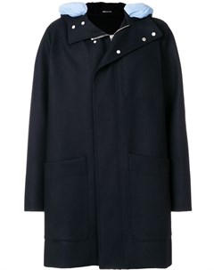 Пальто на молнии с контрастным капюшоном Cedric charlier
