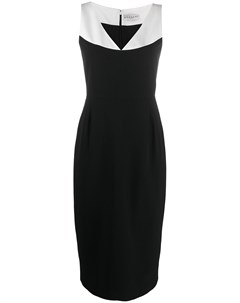 Приталенное платье с V образным вырезом Givenchy