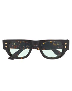 Солнцезащитные очки в квадратной оправе с затемненными линзами Dita eyewear