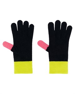 Трикотажные перчатки с контрастными вставками Chinti & parker