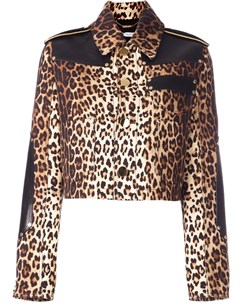 Куртка с леопардовым принтом Givenchy
