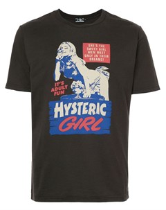 Футболка с заплаткой с логотипом Hysteric glamour