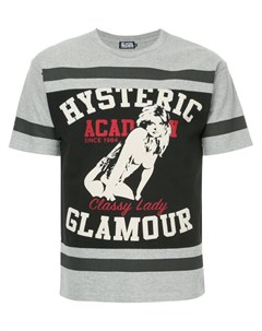 Футболка дизайна колор блок с логотипом Hysteric glamour