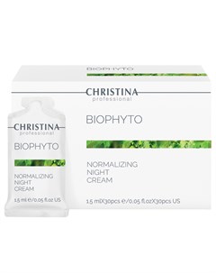 Крем нормализующий ночной в индивидуальном саше Bio Phyto Normalizing Night Cream sachets kit 30 1 5 Christina