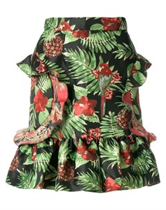 Жаккардовая юбка с тропическим принтом Alcoolique