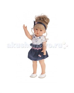 Кукла Белла в синем платье 45 см 2809B Munecas antonio juan