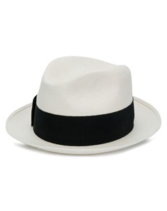 Шляпа с контрастной лентой Prada