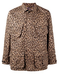 Леопардовая куртка на молнии Uniform experiment
