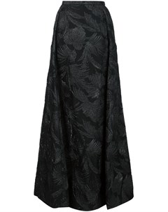 Длинная юбка с жаккардовым узором Delpozo