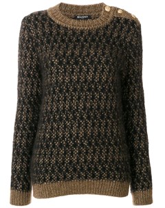 Текстурированный свитер Balmain