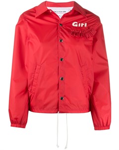 Куртка с капюшоном и оборками Comme des garcons girl