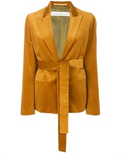 Приталенный пиджак с поясом Golden goose deluxe brand