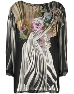 Блузка с цветочным принтом Alberta ferretti