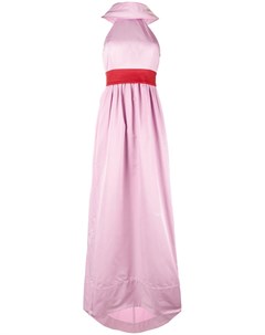 Длинное платье с контрастным поясом Rosie assoulin