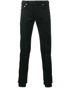 Рваные джинсы узкого кроя Dior homme
