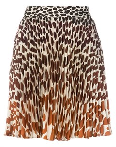 Плиссированная юбка с леопардовым принтом Marco de vincenzo