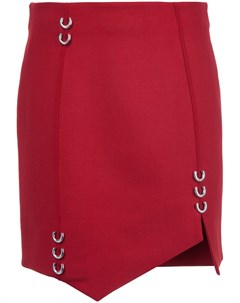 Асимметричная юбка с украшением в виде пирсинга Mugler