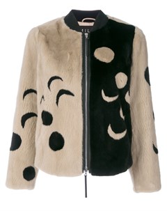 Куртка бомбер Luna с норковым мехом Cara mila