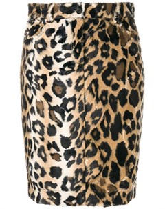 Приталенная юбка с леопардовым принтом Jeremy scott